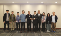 (From Left) Dr. Ching Chung Shan, Prof. Puk Wing Kin, Ms. Chau Yuan-weng, Dr. Kwok Wai Ting, Prof. Lai Chi Tim, Prof. Zuo Pengjun, Prof. Yim Chi Hung, Prof. Li Yuen Mei, Dr. Ye Jia, and Prof. Mak Kam Wah